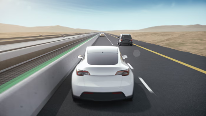 Futuristic car technology on Behance