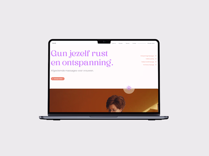 Women's Massage Studio Website