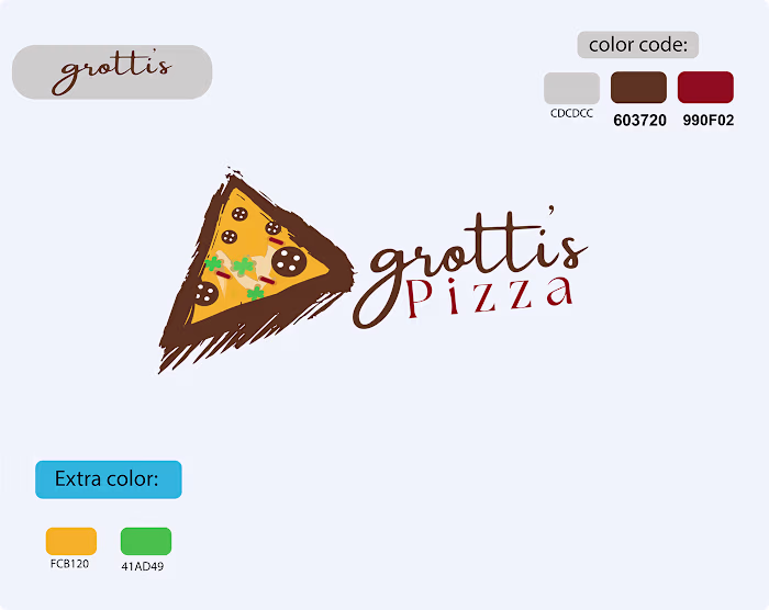 Modern Pizza Logo Design for a Trendy Restaurant
