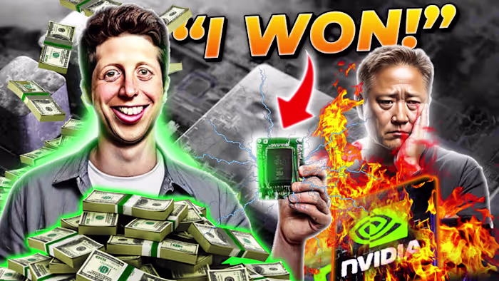 Sam-Altman-Chip-Beats-NVIDIA - Thumbnail Design