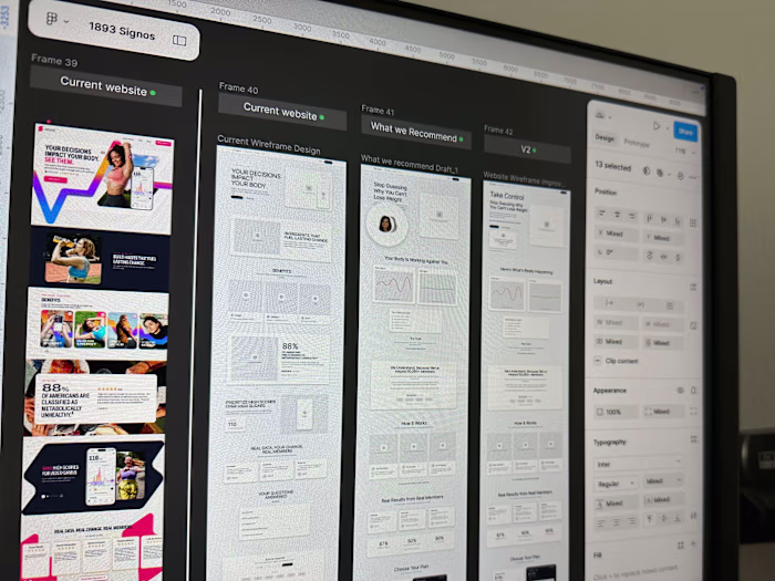 Wireframe approved, time for some design magic ✨