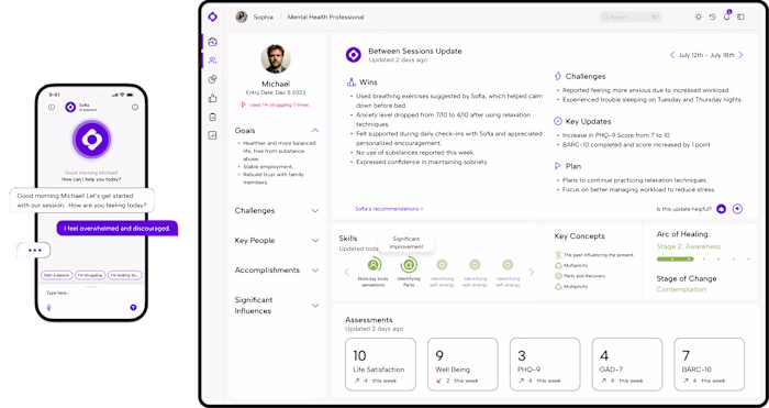 Sentur Mental Health Platform Design