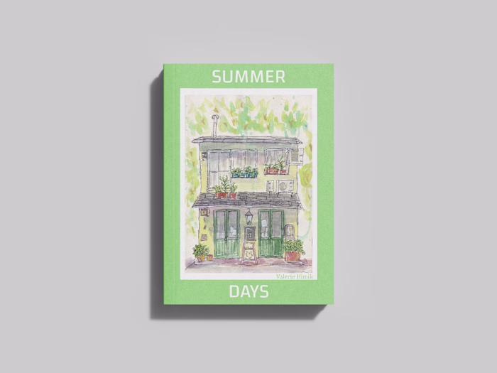 Summer Days Book Cover Illustration