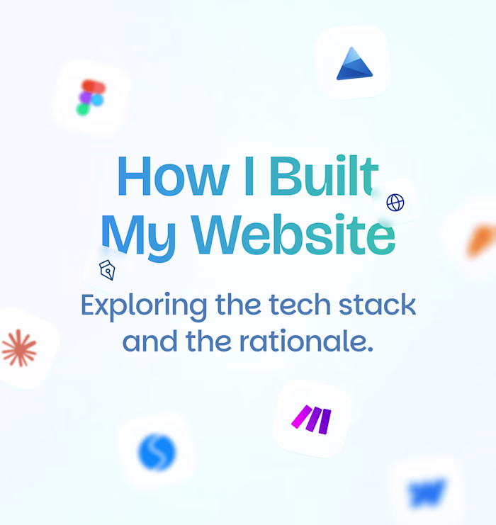 How I Built My Website
