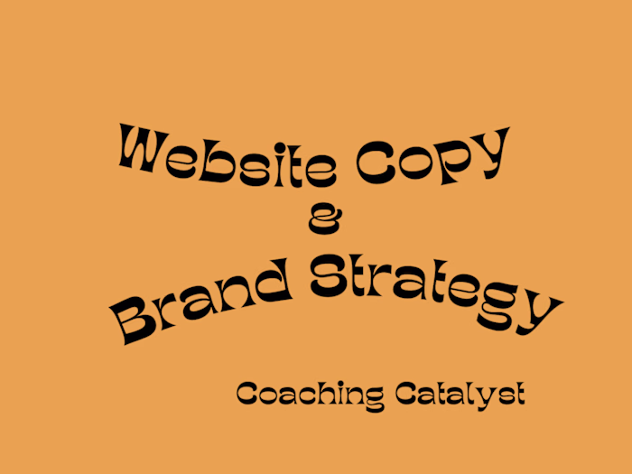 Website Copy & Brand Strategy: Coaching Catalyst