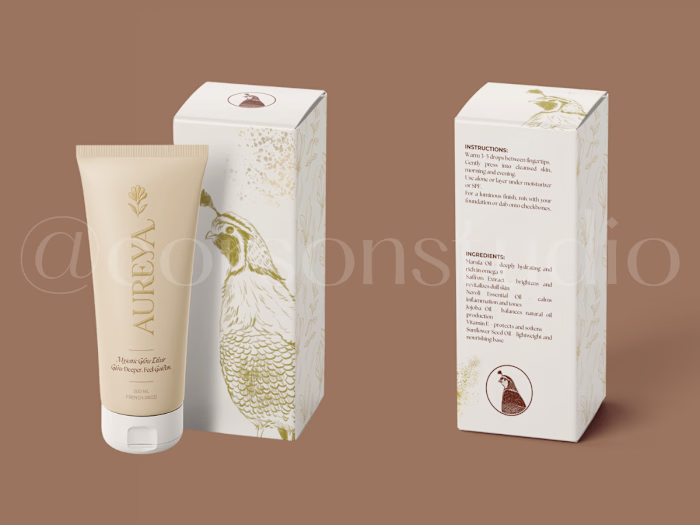 Luxury meets nature. I designed Aureya to feel grounded, gol...