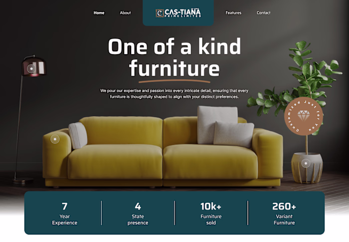 Cas-Tiana Prime: Framer Website Development