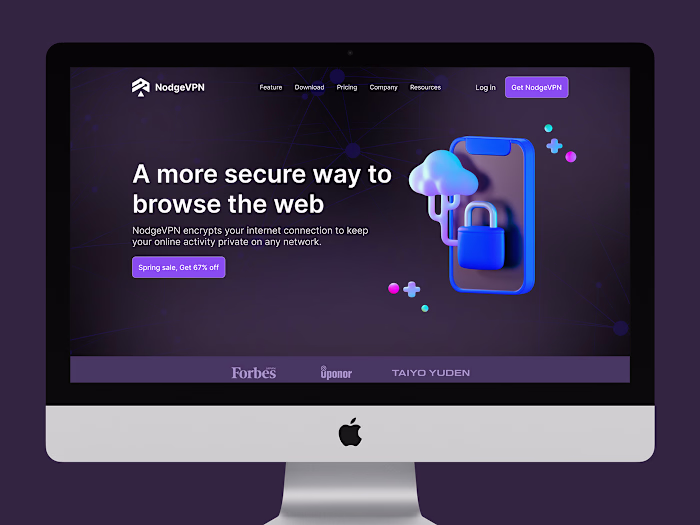 VPN Landing Page Design :: Behance