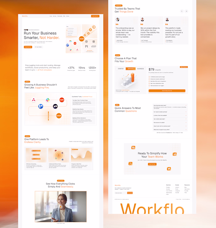 Here you go! Recent landing page design How is it ?