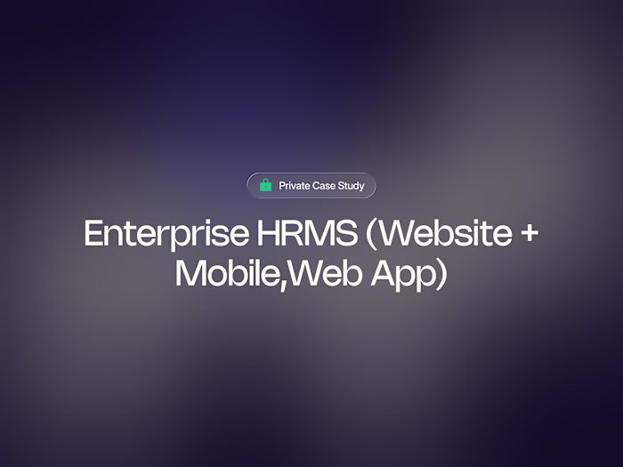 Enterprise HR Platform Web and Mobile Overhaul