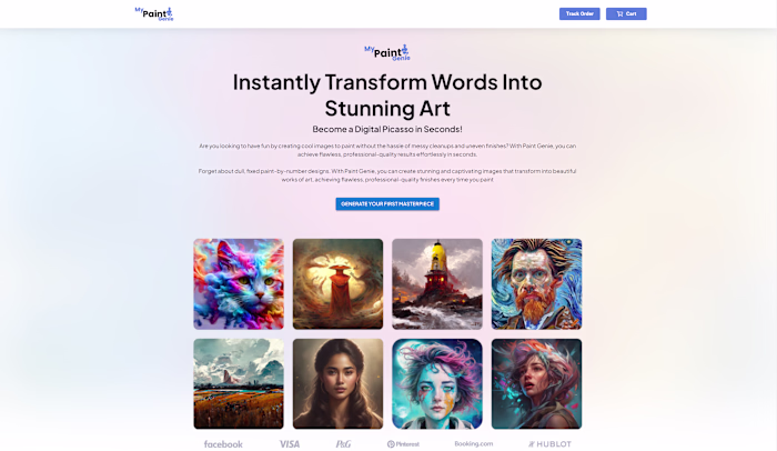 AI-Powered Creative Platform Development for PaintGenie