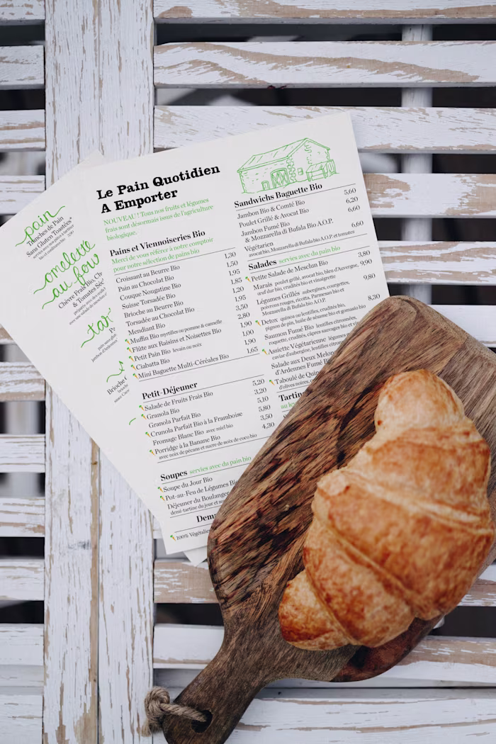 Le Pain Quotidien — menus