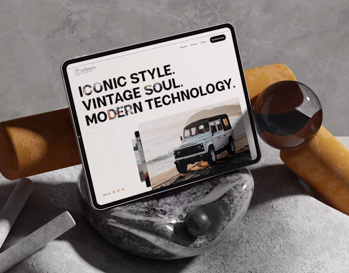 UX/UI Website Design and Webflow for Automotive Brand