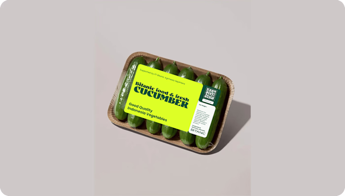 Vegetable Packaging Design