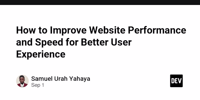 How to Improve Website Performance and Speed for Better User Ex…