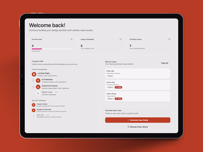 MVP for Design Brief Generator Web App
