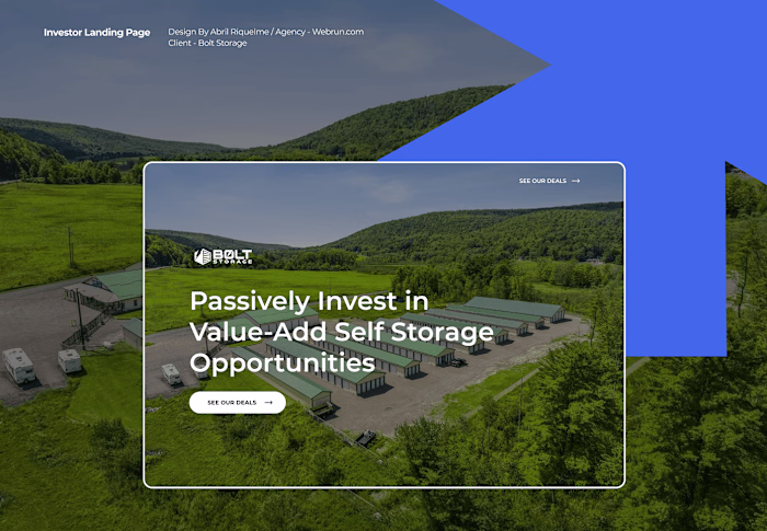 Bolt Storage - UI/UX Design at Bolt Storage
