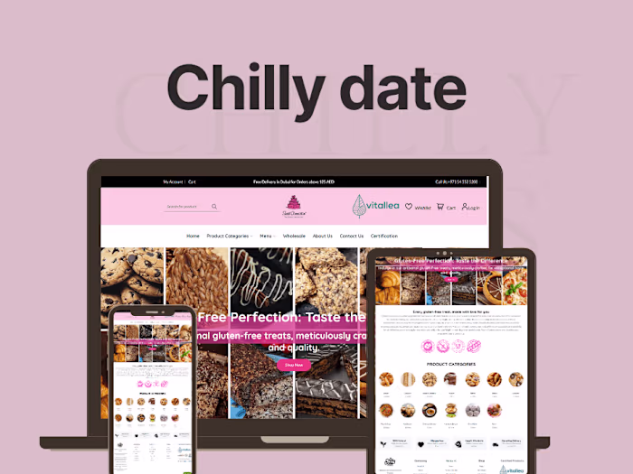 Chilly Date Foods - Shopify Restaurant Website
