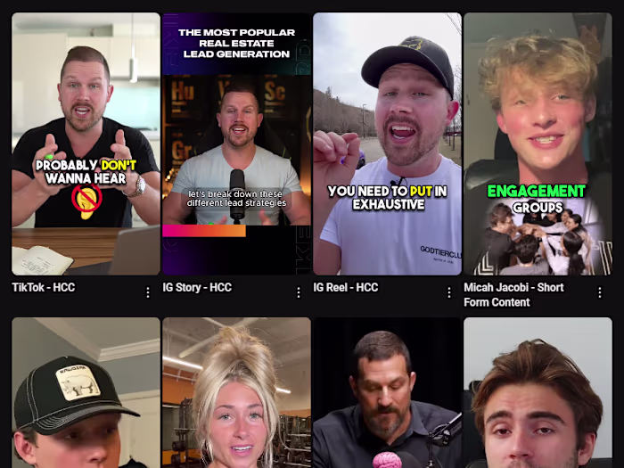 Head-Talking Short Form Content Video