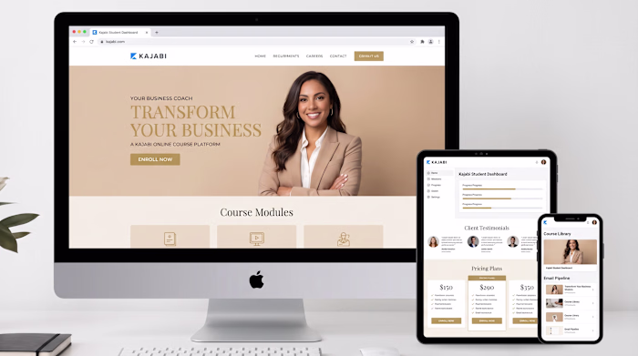 Kajabi · Online Course Platform
Transform