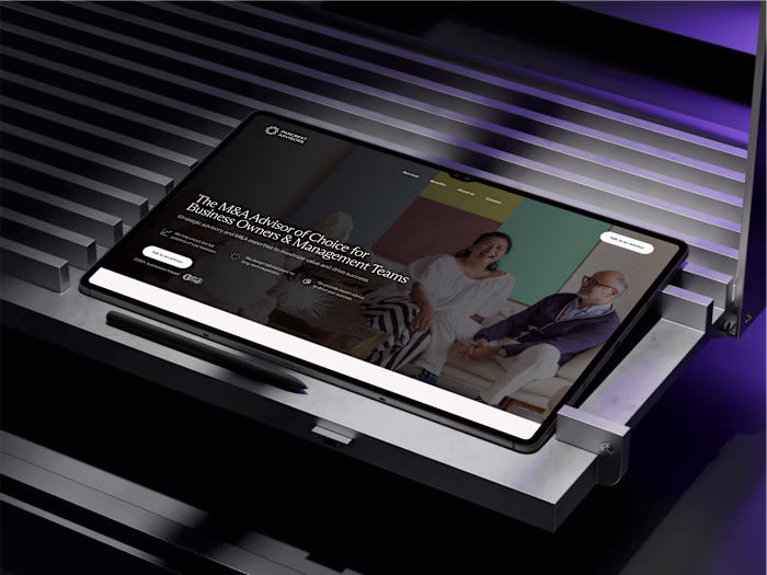 Landing Page Design for Parcrest ( Paid Test)