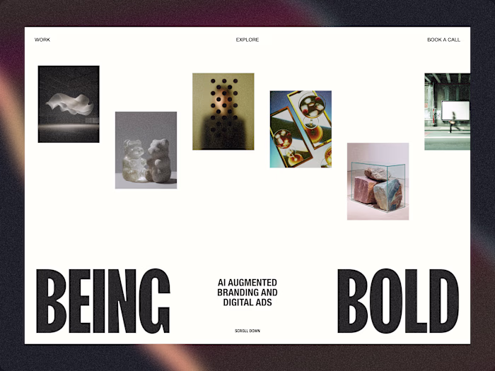 Being Bold (Framer Landing Page)