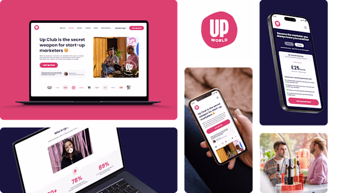 Up World Website & Landing Pages