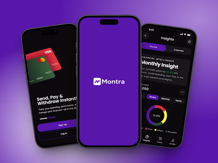 Montra Fintech App- A smart personal Finance app