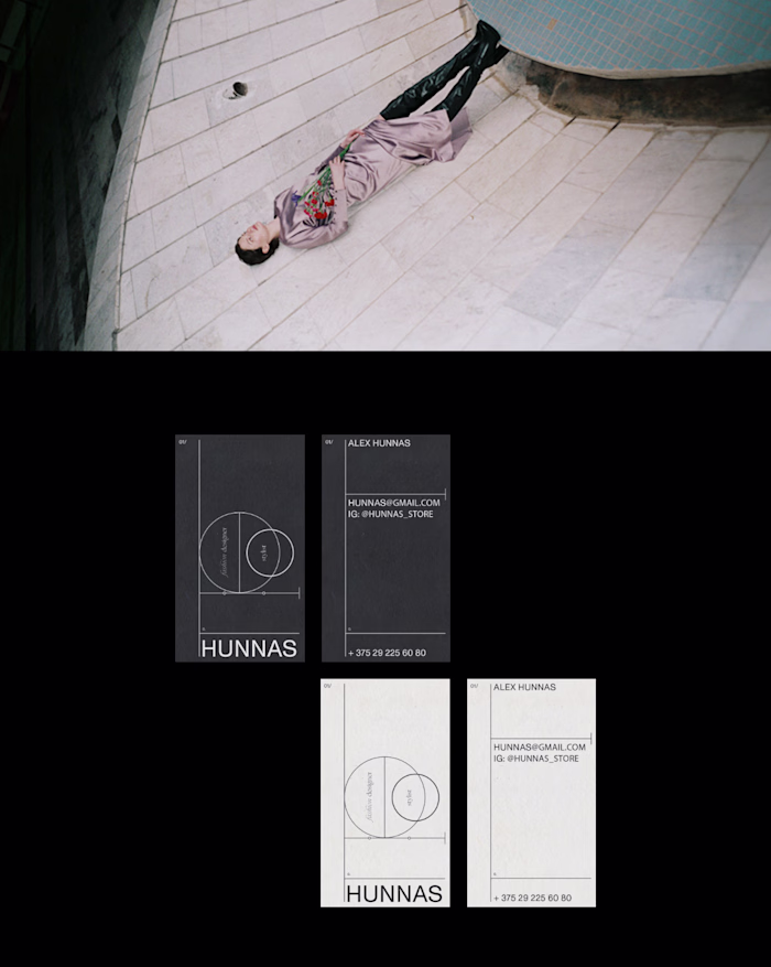 Visual Identity - HUNNAS, Fashion Designer & Stylist 