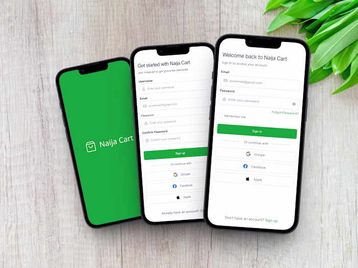 Naija-Cart Mobile App UI Design