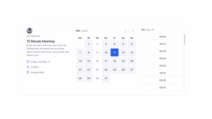 Scheduling made super easy