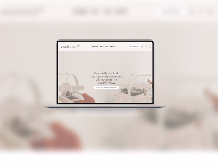 Encircled | Strategize  brand strategy and redesign website home