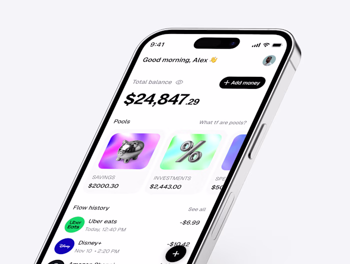 Fluid helps you spend, save