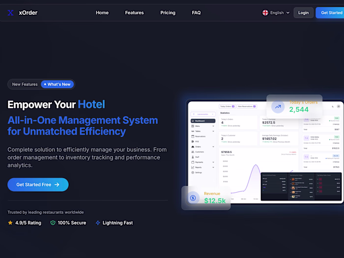 xOrder - Food & Beverage Management System
