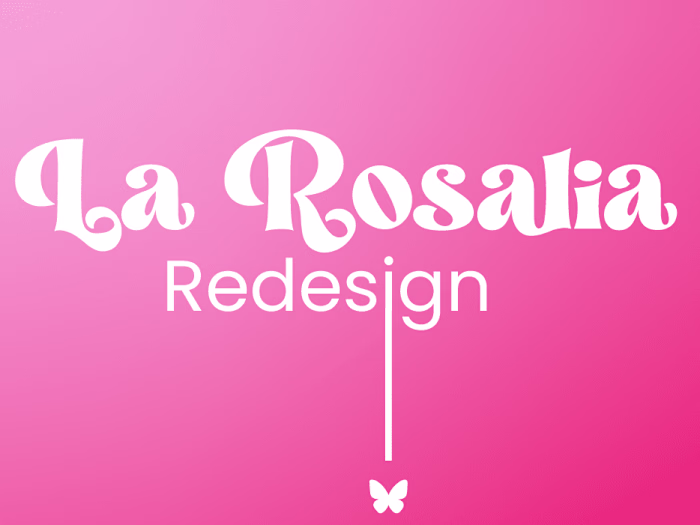 Rosalía - Logo Redesign