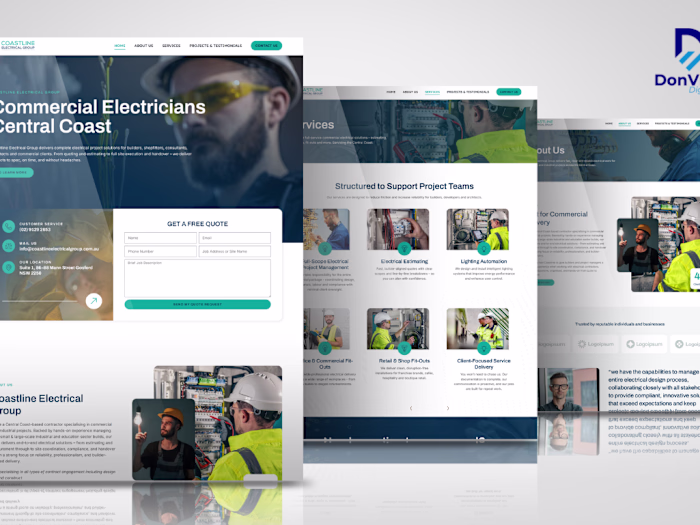 WordPress Electrician Website | WordPress Elementor