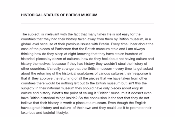 Article about historical statues