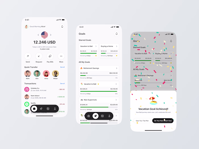 Moniva - Finance Mobile App