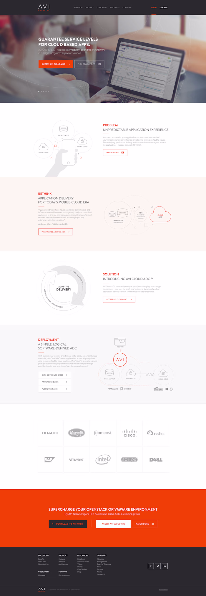 Avi Networks —
Application Delivery Controller:
Public-cloud-lik