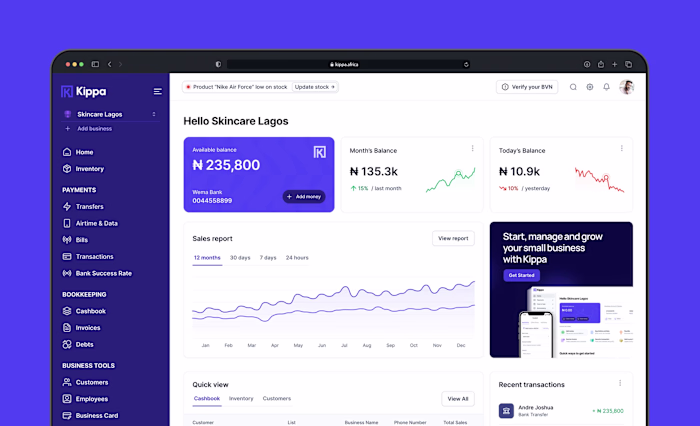 Kippa - A Fintech App