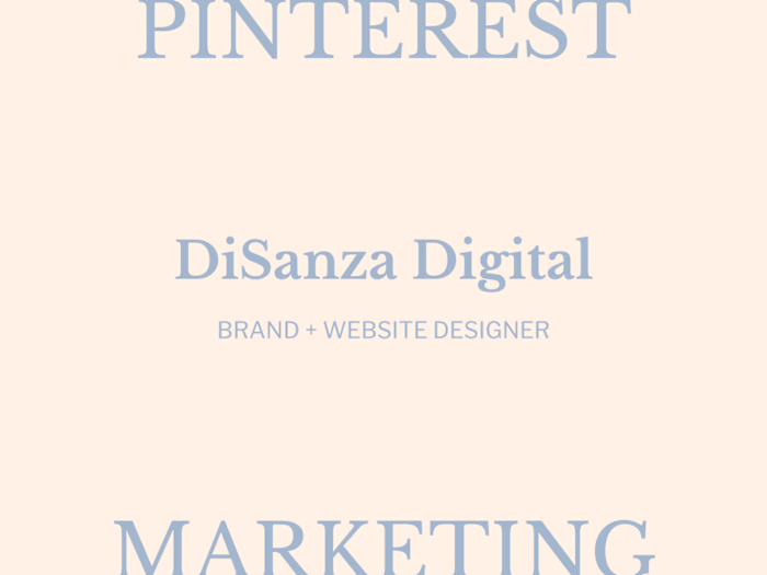 Pinterest Marketing for Brand and Website Designer