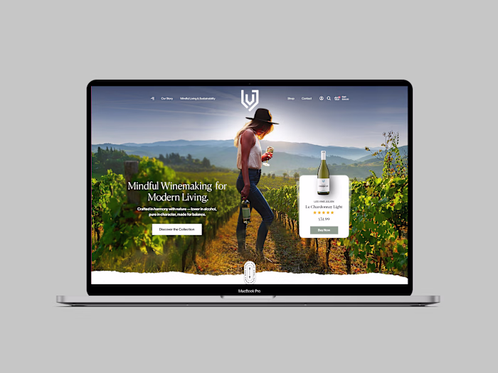Designed a premium website concept