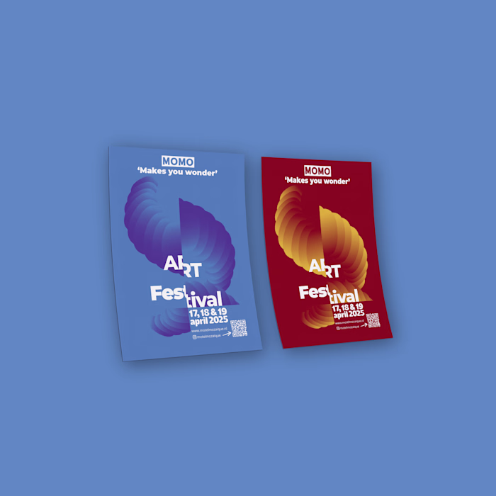 MOMO festival rebranding and creating a giveaway survey website