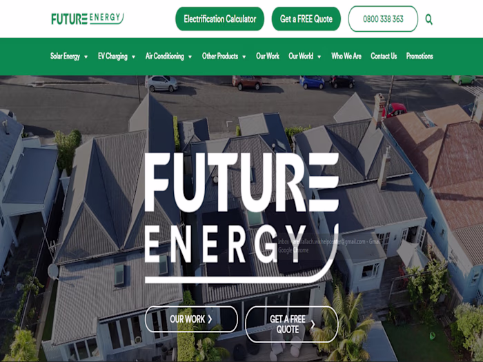 Future Energy – Renewable Energy Solutions Website