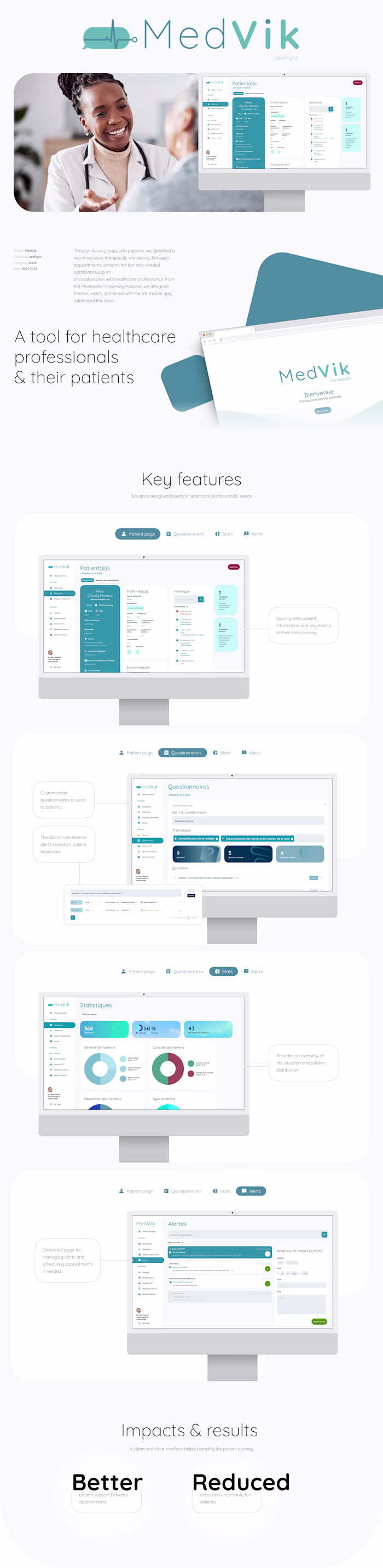 UI Design - SaaS MedVik