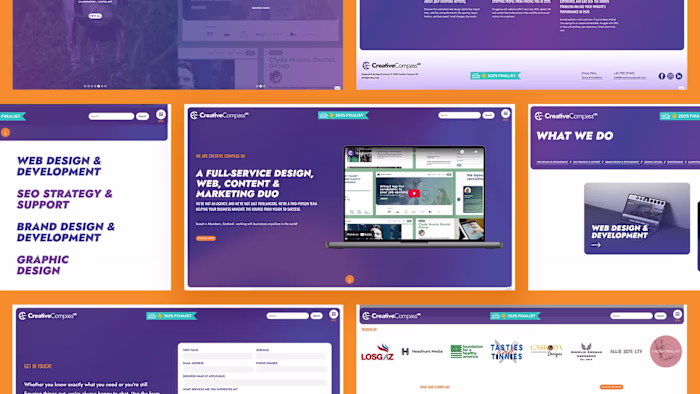 Brand & Web Development for Creative Compass UK