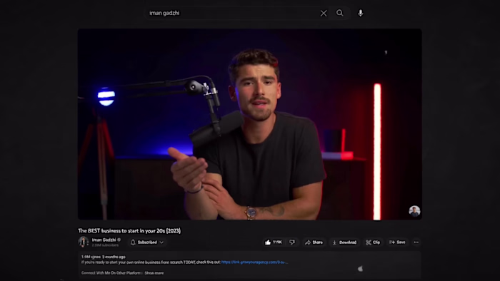 Recreation of Iman Gadhzi style Animations 