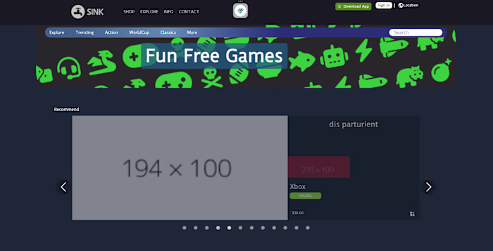 I explored Steam's layout to