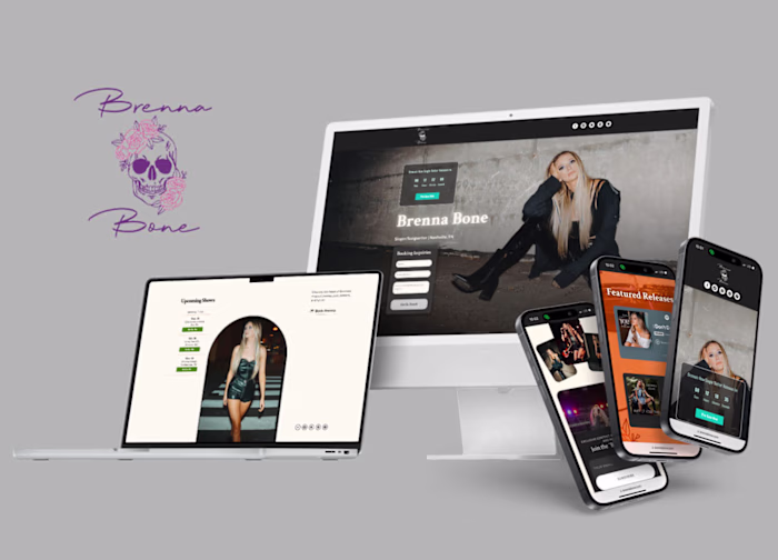 Brenna Bone - Website Overhaul