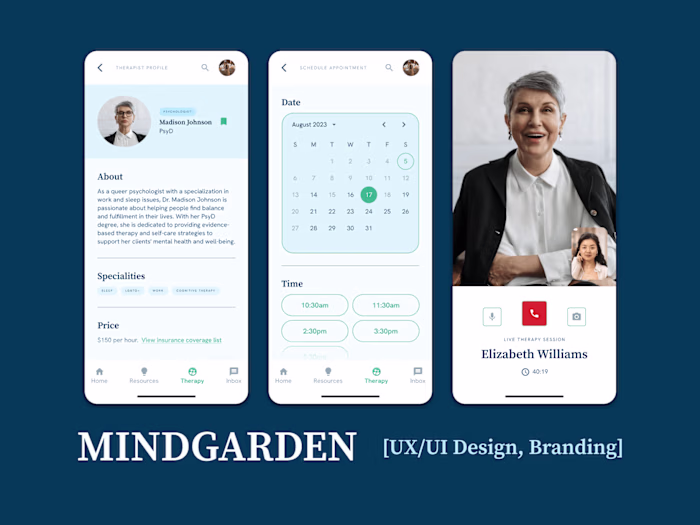 MindGarden [UX/UI Design, Branding]